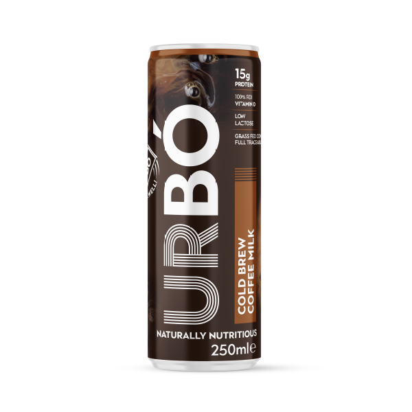 A can of URBÓ Protein Cold Brew Coffee Flavour Ingredients and nutrition information